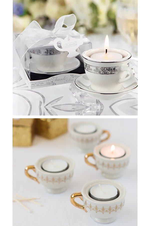 SMini Teacup Tealight Holder Wedding Favours